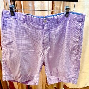 Polo Ralph Lauren Purple Gingham Check Shorts Slim Fit‎ 32
